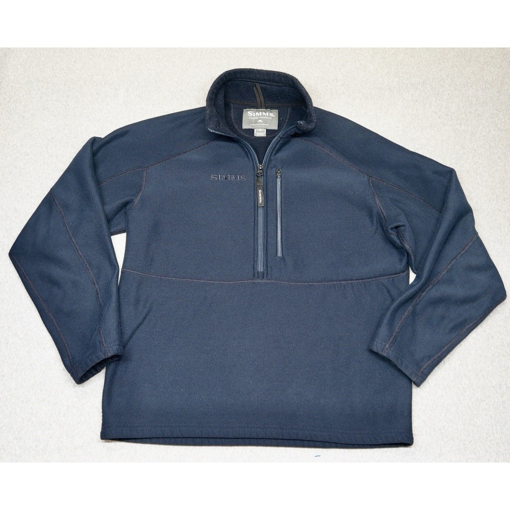 Simms Fishing Polartek Fleece Jacket Mens Sm Outdoors Fly Fishing Gorpcore‎ Lake